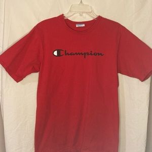 Red Champion T Shirt